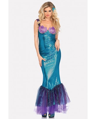 Blue Mermaid Sexy Halloween Costume