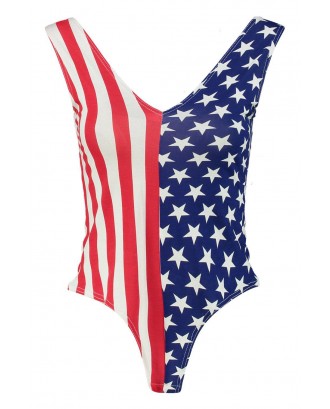 The Stars and Stripes Beach Maillot Swimsuit