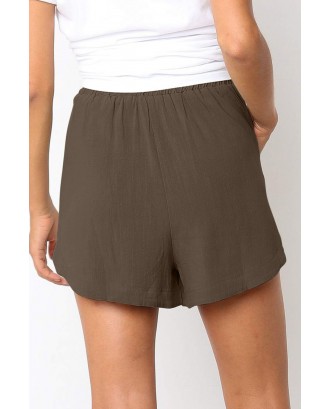 Khaki Summer Casual Shorts