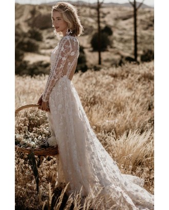 Zinnia Lace Wedding Party Maxi Dress
